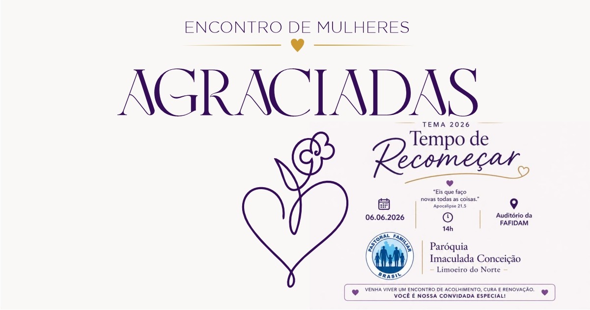 AGRACIADAS - Encontro de Mulheres