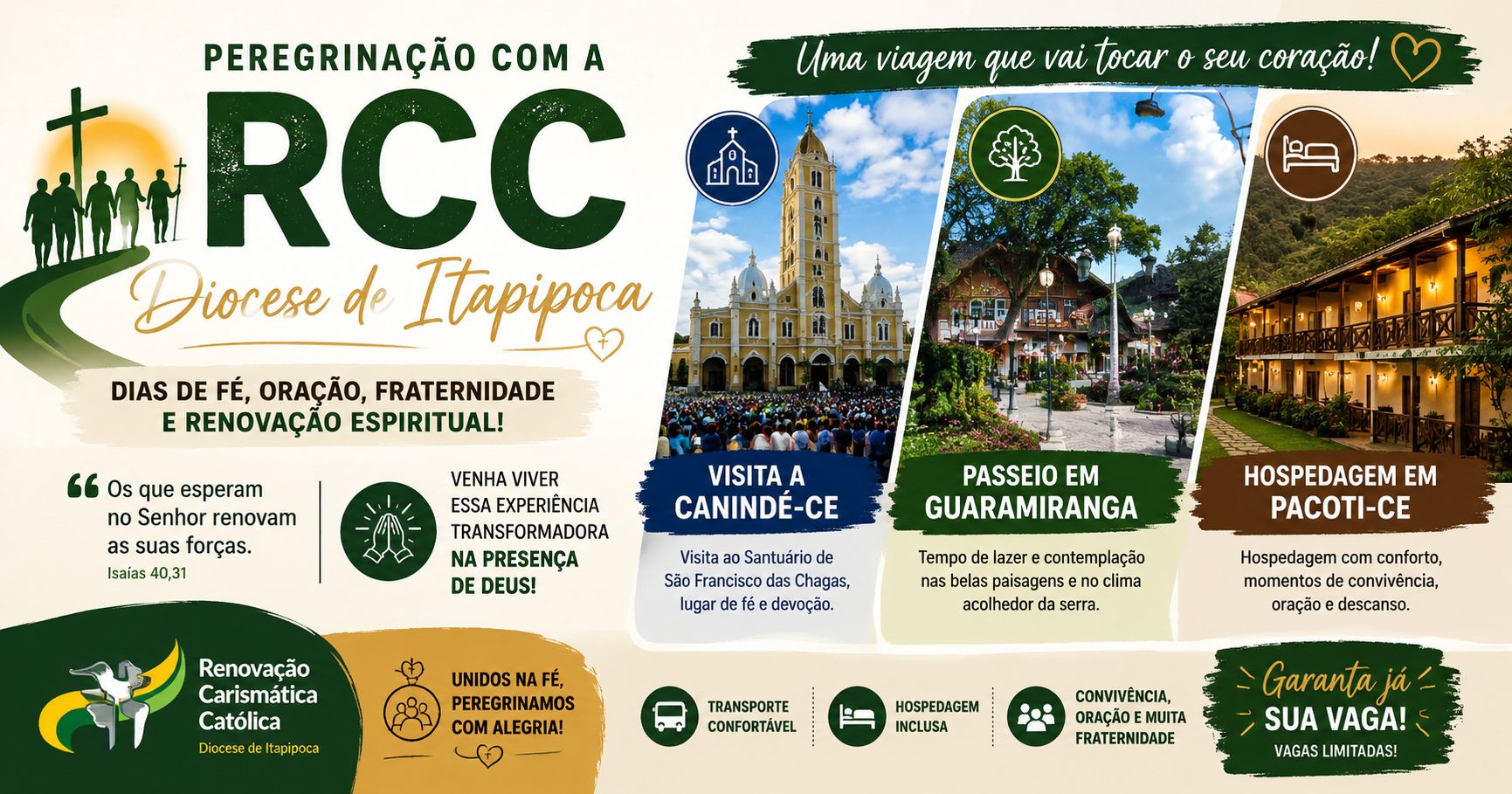 1ª Peregrinação da Renovação Carismática- Diocese de Itapipoca